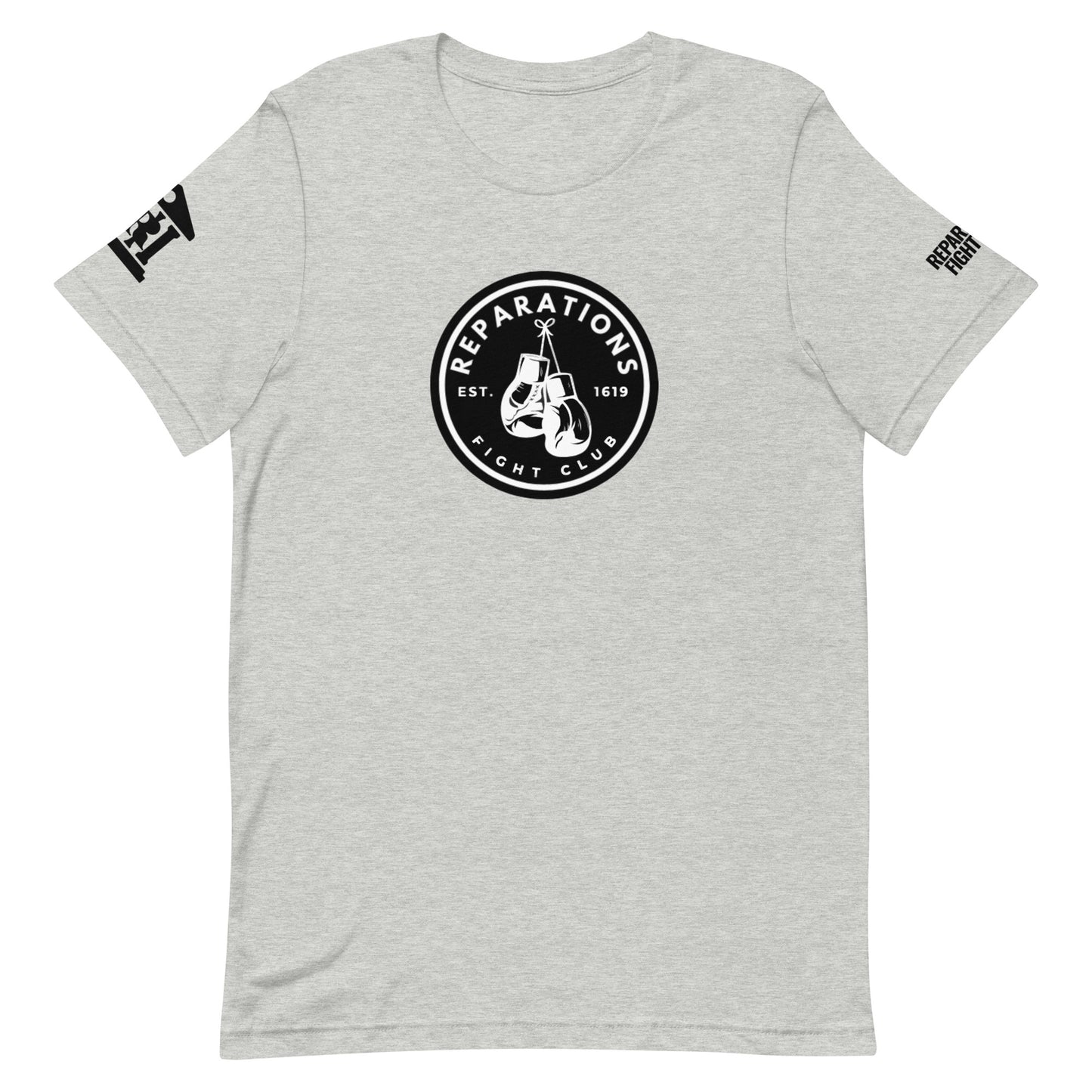 Reparations Fight Club Grey Vintage Tee