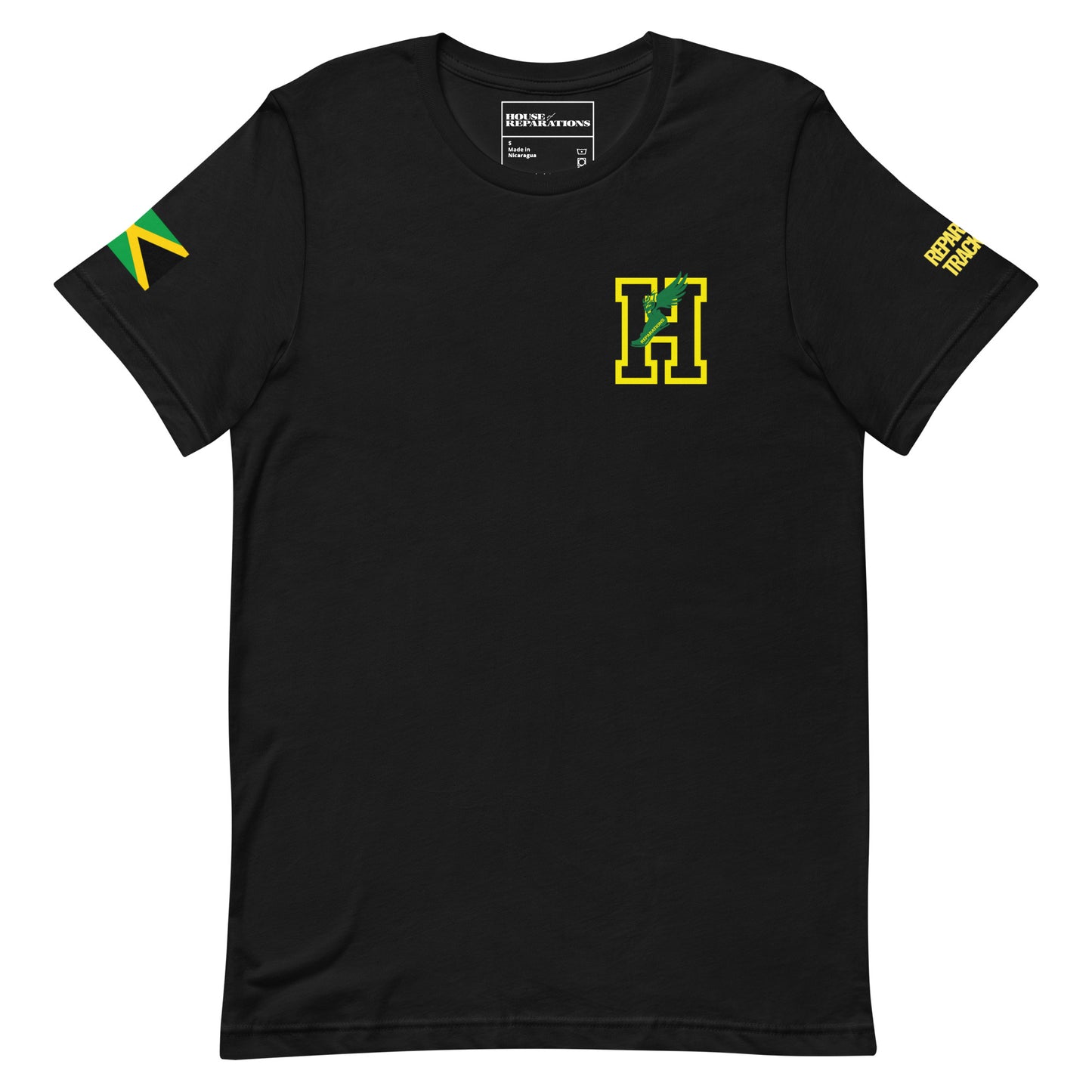 Reparations Track Club Black Tee (Kingston edition)