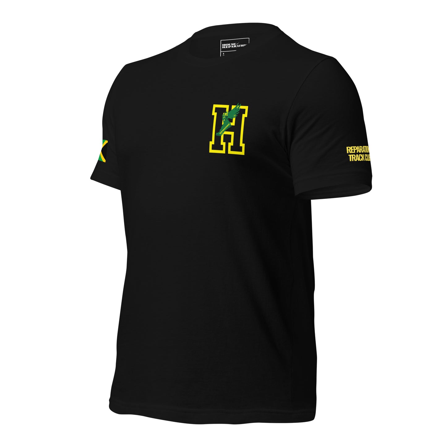 Reparations Track Club Black Tee (Kingston edition)