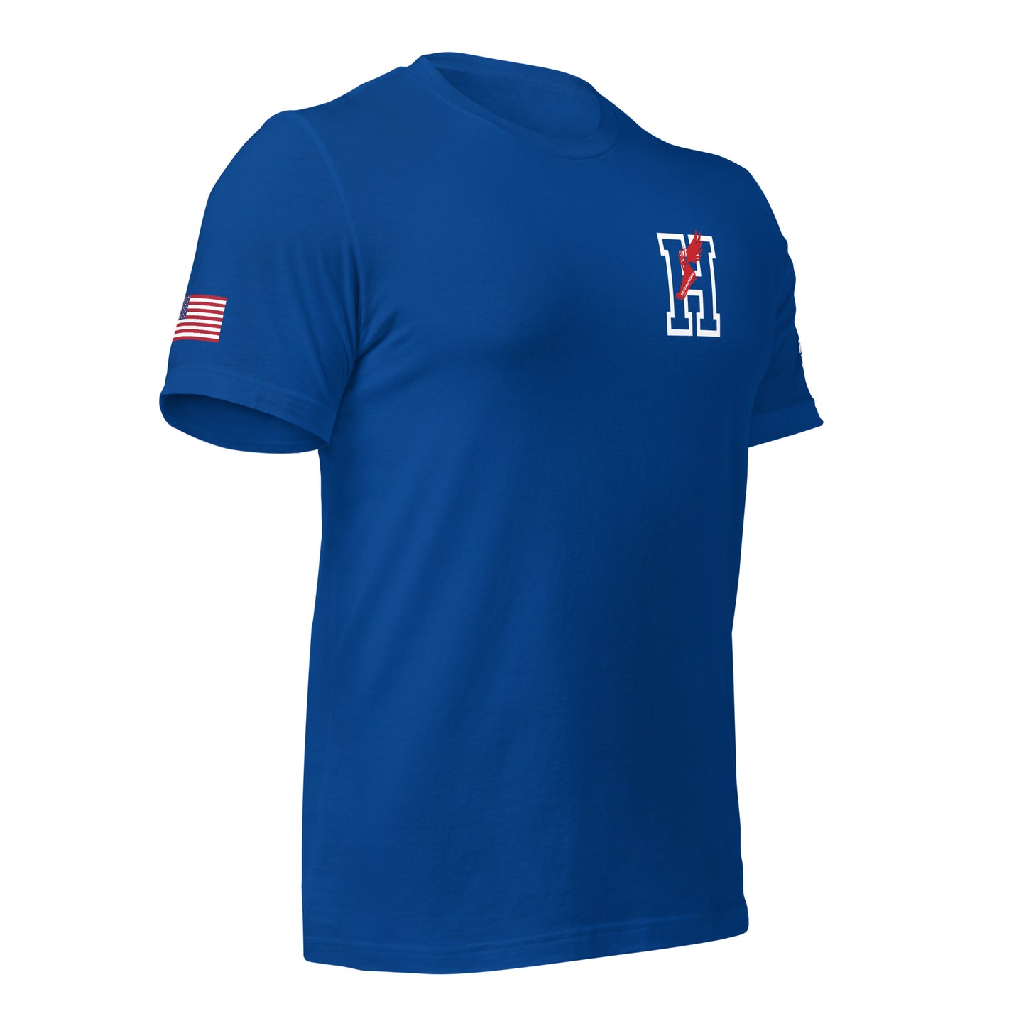 Reparations Track Club Blue Tee (Home of the Brave edition)