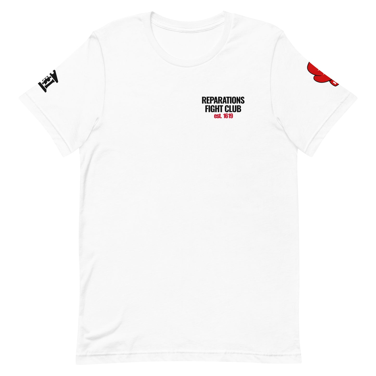 Reparations Fight Club Ghost White Tee