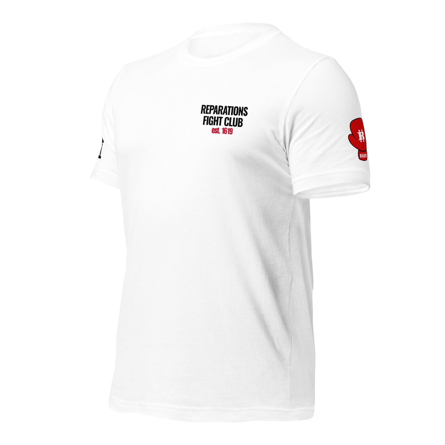 Reparations Fight Club Ghost White Tee